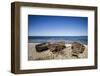 Sweden, Faro Island, Kursviken, coastal farmers fishing boats-Walter Bibikow-Framed Photographic Print