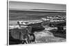 Sweden, Faro Island, Kursviken, coastal farmers fishing boats-Walter Bibikow-Stretched Canvas