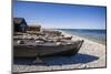 Sweden, Faro Island, Kursviken, coastal farmers fishing boats-Walter Bibikow-Mounted Photographic Print