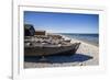 Sweden, Faro Island, Kursviken, coastal farmers fishing boats-Walter Bibikow-Framed Photographic Print