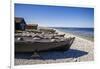 Sweden, Faro Island, Kursviken, coastal farmers fishing boats-Walter Bibikow-Framed Photographic Print