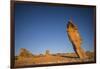 Sweden, Faro Island, Langhammars Area, Langhammar coastal limestone rauk rock, sunset-Walter Bibikow-Framed Photographic Print