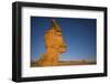 Sweden, Faro Island, Langhammars Area, Langhammar coastal limestone rauk rock, sunset-Walter Bibikow-Framed Photographic Print