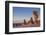 Sweden, Faro Island, Langhammars Area, Langhammar coastal limestone rauk rock, sunset-Walter Bibikow-Framed Photographic Print