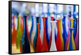 Sweden, Glasriket, Kingdom of Glass historical glass making region, Nybro, Pukeberg Glasbruk-Walter Bibikow-Framed Stretched Canvas