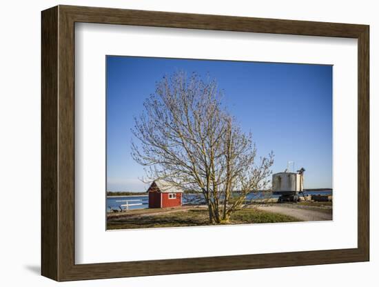 Sweden, Gotland Island, Blase, former lime factory, steam shovel-Walter Bibikow-Framed Photographic Print