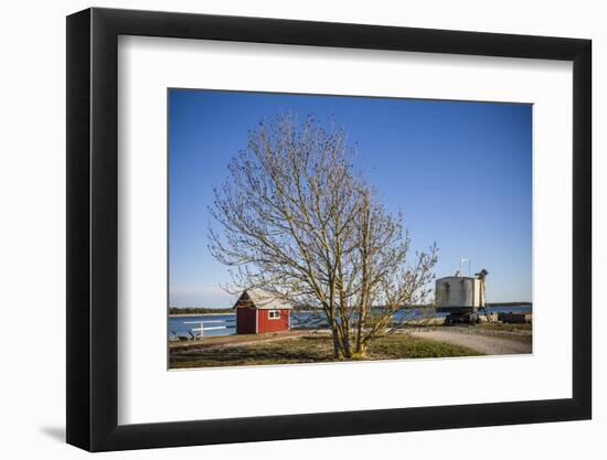 Sweden, Gotland Island, Blase, former lime factory, steam shovel-Walter Bibikow-Framed Photographic Print