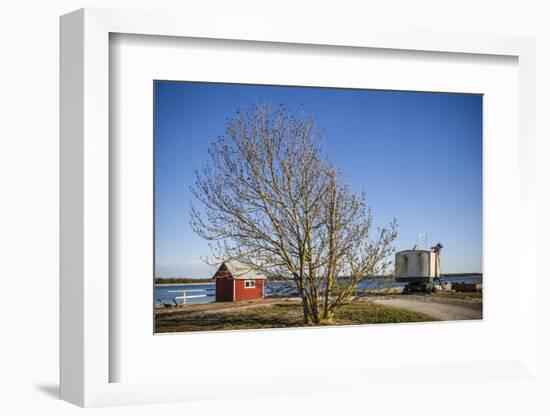 Sweden, Gotland Island, Blase, former lime factory, steam shovel-Walter Bibikow-Framed Photographic Print
