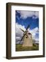 Sweden, Gotland Island, Botvatte, old windmill-Walter Bibikow-Framed Photographic Print