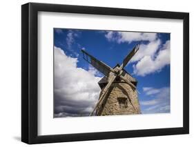 Sweden, Gotland Island, Botvatte, old windmill-Walter Bibikow-Framed Photographic Print