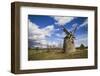 Sweden, Gotland Island, Botvatte, old windmill-Walter Bibikow-Framed Photographic Print