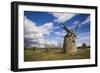 Sweden, Gotland Island, Botvatte, old windmill-Walter Bibikow-Framed Photographic Print