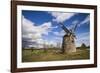 Sweden, Gotland Island, Botvatte, old windmill-Walter Bibikow-Framed Photographic Print