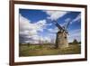 Sweden, Gotland Island, Botvatte, old windmill-Walter Bibikow-Framed Photographic Print