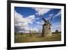 Sweden, Gotland Island, Botvatte, old windmill-Walter Bibikow-Framed Photographic Print