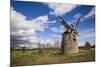 Sweden, Gotland Island, Botvatte, old windmill-Walter Bibikow-Mounted Photographic Print