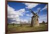 Sweden, Gotland Island, Botvatte, old windmill-Walter Bibikow-Framed Photographic Print