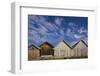 Sweden, Gotland Island, Djupvik, fishing shacks-Walter Bibikow-Framed Photographic Print