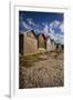 Sweden, Gotland Island, Djupvik, fishing shacks-Walter Bibikow-Framed Photographic Print