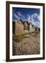 Sweden, Gotland Island, Djupvik, fishing shacks-Walter Bibikow-Framed Photographic Print