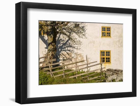 Sweden, Gotland Island, Fleringe, exterior farm-Walter Bibikow-Framed Photographic Print