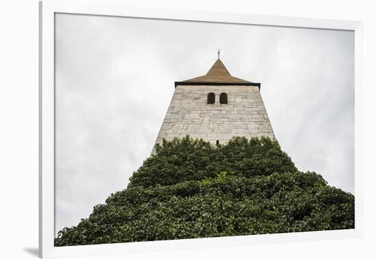 Sweden, Gotland Island, Frojel, Frojel church, exterior-Walter Bibikow-Framed Photographic Print