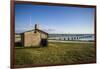 Sweden, Gotland Island, Gnisvard, fishing shack-Walter Bibikow-Framed Photographic Print