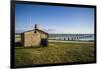 Sweden, Gotland Island, Gnisvard, fishing shack-Walter Bibikow-Framed Photographic Print