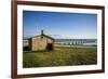 Sweden, Gotland Island, Gnisvard, fishing shack-Walter Bibikow-Framed Photographic Print