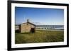 Sweden, Gotland Island, Gnisvard, fishing shack-Walter Bibikow-Framed Photographic Print