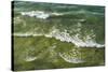 Sweden, Gotland Island, Hogklint, high angle view of the sea from western cliffs-Walter Bibikow-Stretched Canvas