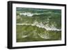 Sweden, Gotland Island, Hogklint, high angle view of the sea from western cliffs-Walter Bibikow-Framed Photographic Print