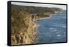 Sweden, Gotland Island, Hogklint, high angle view of western cliffs-Walter Bibikow-Framed Stretched Canvas