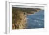 Sweden, Gotland Island, Hogklint, high angle view of western cliffs-Walter Bibikow-Framed Photographic Print