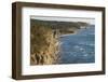 Sweden, Gotland Island, Hogklint, high angle view of western cliffs-Walter Bibikow-Framed Photographic Print