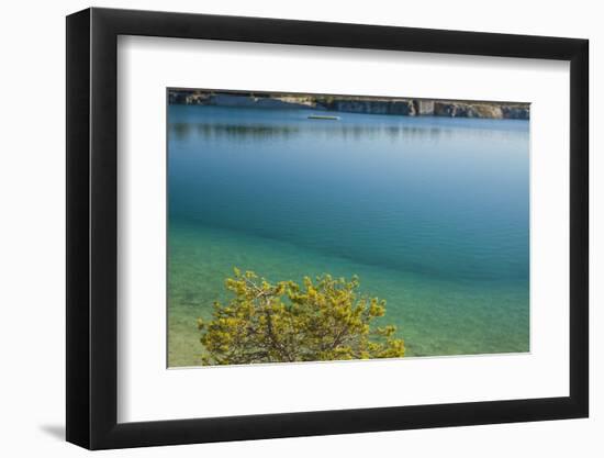Sweden, Gotland Island, Labro, Bla Lagunen, Blue Lagoon, natural swimming area-Walter Bibikow-Framed Photographic Print