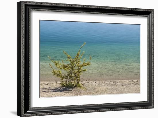 Sweden, Gotland Island, Labro, Bla Lagunen, Blue Lagoon, natural swimming area-Walter Bibikow-Framed Photographic Print