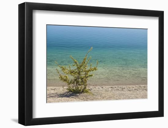 Sweden, Gotland Island, Labro, Bla Lagunen, Blue Lagoon, natural swimming area-Walter Bibikow-Framed Photographic Print