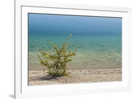 Sweden, Gotland Island, Labro, Bla Lagunen, Blue Lagoon, natural swimming area-Walter Bibikow-Framed Photographic Print