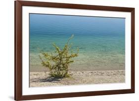 Sweden, Gotland Island, Labro, Bla Lagunen, Blue Lagoon, natural swimming area-Walter Bibikow-Framed Photographic Print