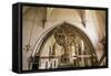 Sweden, Gotland Island, Oja, Oja church, crucifix-Walter Bibikow-Framed Stretched Canvas