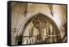 Sweden, Gotland Island, Oja, Oja church, crucifix-Walter Bibikow-Framed Stretched Canvas