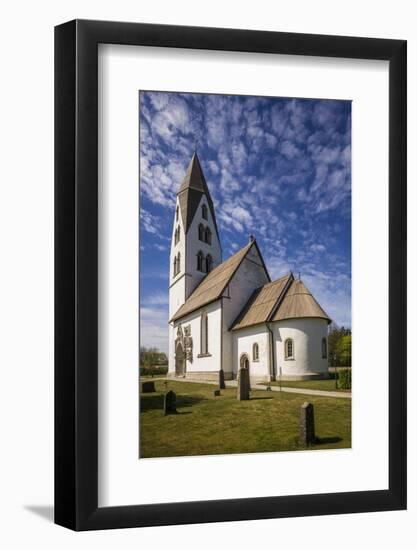 Sweden, Gotland Island, Stanga, Stanga church, exterior-Walter Bibikow-Framed Photographic Print