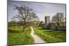 Sweden, Gotland Island, Visby, 12th century city wall, most complete medieval city wall in Europe-Walter Bibikow-Mounted Photographic Print