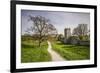 Sweden, Gotland Island, Visby, 12th century city wall, most complete medieval city wall in Europe-Walter Bibikow-Framed Photographic Print