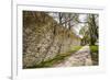 Sweden, Gotland Island, Visby, 12th century city wall, most complete medieval city wall in Europe-Walter Bibikow-Framed Photographic Print