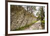 Sweden, Gotland Island, Visby, 12th century city wall, most complete medieval city wall in Europe-Walter Bibikow-Framed Photographic Print