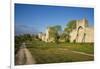 Sweden, Gotland Island, Visby, 12th century city wall, most complete medieval city wall in Europe-Walter Bibikow-Framed Photographic Print