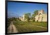 Sweden, Gotland Island, Visby, 12th century city wall, most complete medieval city wall in Europe-Walter Bibikow-Framed Photographic Print