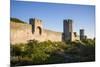 Sweden, Gotland Island, Visby, 12th century city wall, most complete medieval city wall in Europe-Walter Bibikow-Mounted Photographic Print